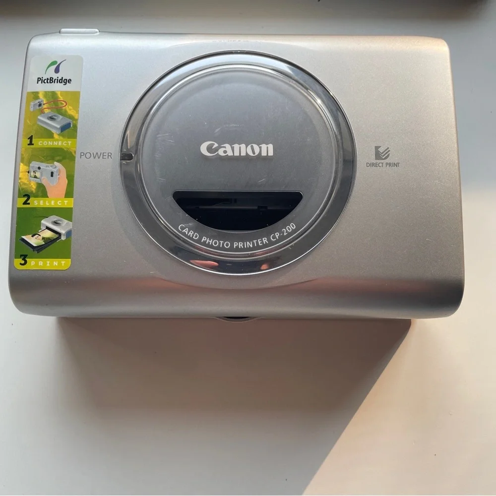Canon Selphy Series CD1005 Card Photo Printer CP-200 PictBridge Support